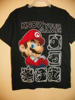 SUPER MARIO/5 CHARACTERS BOY​S 4,5/6 & 7 KNOW YOUR GAME LICENSE 