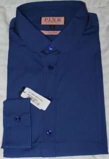THOMAS PINK MARCH SUPER SLIM FIT SHIRT WITH PENNY COLLAR 16.5 NWT