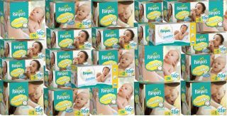 Pampers Swaddlers Baby Diapers & Wipes Sizes Newborn 1 2 3 BULK Value 