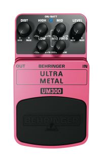 Behringer Ultra Metal UM300 Distortion Guitar Effect Pedal