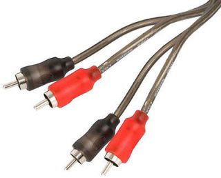   12 FT RCA CABLE 2 CHAN AMPLIFIER FOR CAR AUDIO POWER AMPLIFIERS SI1212