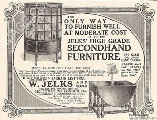 Jelks Secondhand Furniture 1918