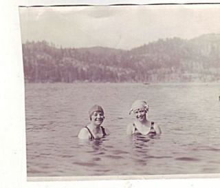 Bathing Beauties Women Swimming/Bathing Caps Photo/Vintage Photograph 