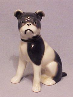 Germany Mini Black/White Spotted Boxer Dog Figurine