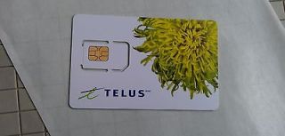   Mobility New SIM Card Prepaid or Postpaid*Talk Text Data in Canada