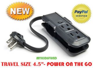 TRAVEL DAILY DEALS 3 outlet Mini power strip (GREAT LUGGAGE COMPANION 