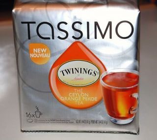 32 x PODS Tassimo Ceylon Orange Pekoe TEA T Discs, 2 x boxes