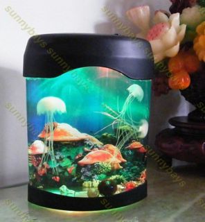 Magic Xmas Gift Colorful LED Light Electronic Toys Jellyfish Aquarium 