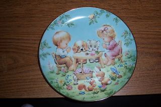 1992 DANBURY MINT LIFES LITTLE BLESSINGS BY RUTH J MOREHEAD PLATE # 
