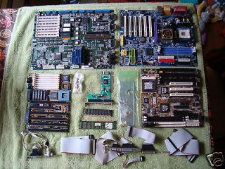 Lot Motherboards PC Cards RAM Memory Gold Scrap Recovery grab box