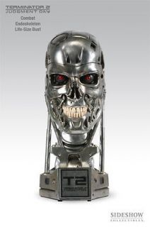 Sideshow Terminator 2   T 800 Endoskeleton Combat Ver. Life Size 