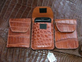 Genuine Alligator Gator leather Cell Phone Droid Blackberry Tool 