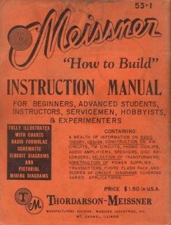   Vtg Radio Audio Repair Service Book How to Build Instructions on CD