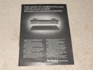 Technics Pro Series Ad, SE 9060 Amp, Article, 1 pg, 1978