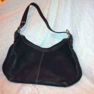Tig & Co. Tignanello Black Genuine Leather Handbag