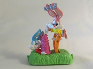   Brothers Animaniacs Babs Buster Bunny Candle Cake Action Toy 4 MCD