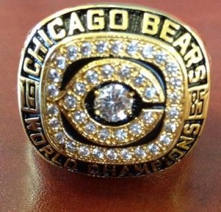 1985 Chicago Bears Super Bowl Championship Ring size 10 Walter Payton 