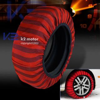   62 ISSE TEXTILE SNOW CHAIN WINTER TIRES CHAINLESS DONUT SOCKS PAIR
