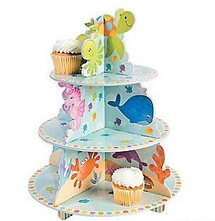   Crab Whale Dolphin Cupcake HOLDER STAND Display PARTY Birthday Decor