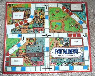 FAT ALBERT   GAME BOARD ONLY   William H. Cosby Jr   Filmation   1973