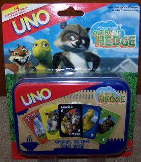 NIP Dreamworks Uno Card Game Over The Hedge Special Edition