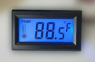Digital Thermometer Temperature LCD Meter Gauge PC Mod Fahrenheit 