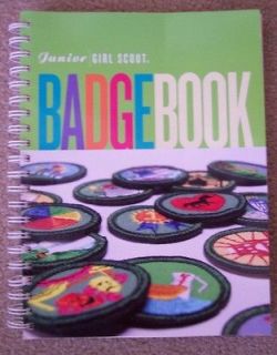 Junior Girl Scout Badge Book 2001 Spiral Bound 237 Pages
