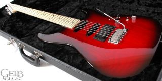 Tom Anderson Pro Am Trans Red to Dark Red Burst on Swamp Ash with Case 