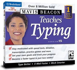 MAVIS BEACON TEACHES TYPING VERSION V 15 NEW & SEALED