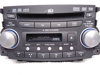   ACURA TL Radio Stereo DVD 6 Disc Changer  CD Player Tape Cassette