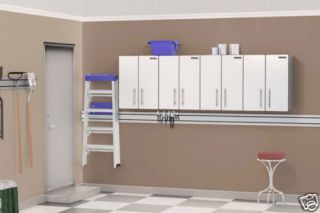 Four Piece Garage Wall Storage Cabinet System