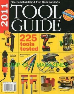   Fine Homebuilding TOOL GUIDE mag 2011 Woodworking PARALLEL CLAMP Drill