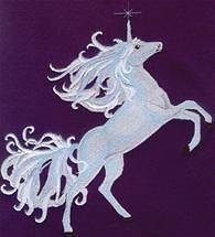piece bath towel complete Set Embroidered Moonlight unicorn