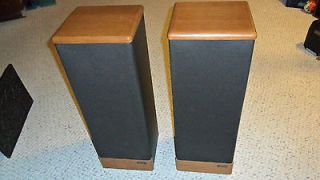 ADVENT PRODIGY TOWER Speakers +++ just REFOAMED   Looks & sounds new 