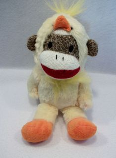 Chicken Dance Sock Monkey 9 Plush Animal Toy Gemmy