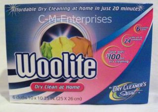 Woolite Dry Cleaners Secret 6oz Clean up to 24 Garments