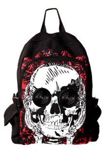   Speaker Bag Backpack Blk/Red for IPOD  Radio (Living Dead Souls
