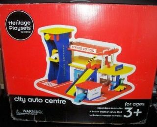 HERITAGE PLAYSETS CITY AUTO CENTER PLAY CAR GARAGE