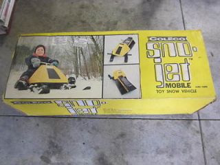 Vintage coleco Sno Jet snowmobile sled toy ride on new in box