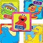 Square Stickers ★ Oscar Elmo Ernie Cookie Monster Big Bird 