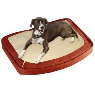 The Dogs Bed Medium Terracotta Red and Tan 24.69 x 32 x 5 NEW