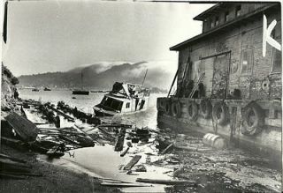 1973 Ship News Photo   Cement Barge   The Golden Gate