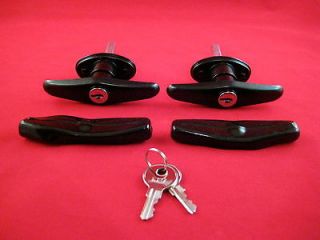 Truck cap, Topper T handles (pair) w/covers  counter and clockwise 