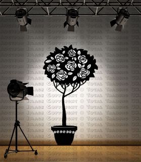 Rose Bush Tree   Kitchen   Lounge   Bedroom   Wall Sticker   Free 1st 