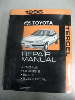 Toyota Tercel repair manual