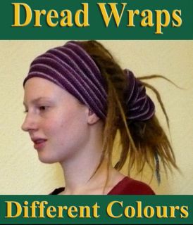   head wrap dreadlock dreads festival hair band tube psy hat rastsa