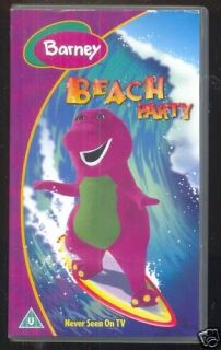 BARNEY   BEACH PARTY   NEVER SEEN ON TV   GREAT COND