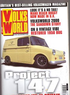   MAGAZINE JULY 2000 VOLKSWORLD RESTORED 50 BUG VW BEETLE VAN CAMPER