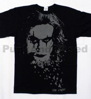 The Crow   Crow face with crows flying t shirt   Official   FAST SHIP