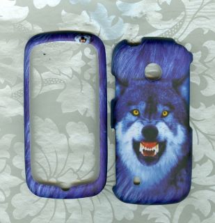   blue wolf LG Attune MN270 U.S. Cellular phone cover hard case